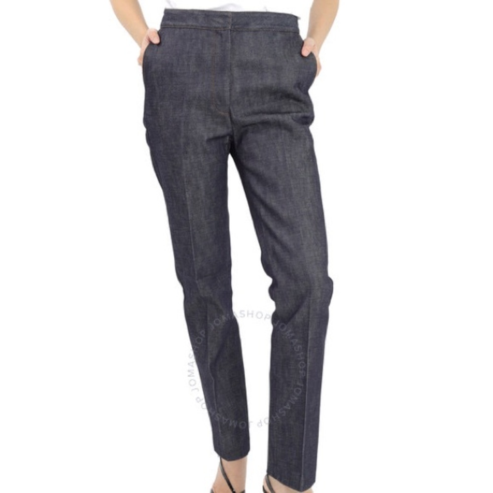 BURBERRY
Indigo Straight Fit Monogram Motif Denim Jeans